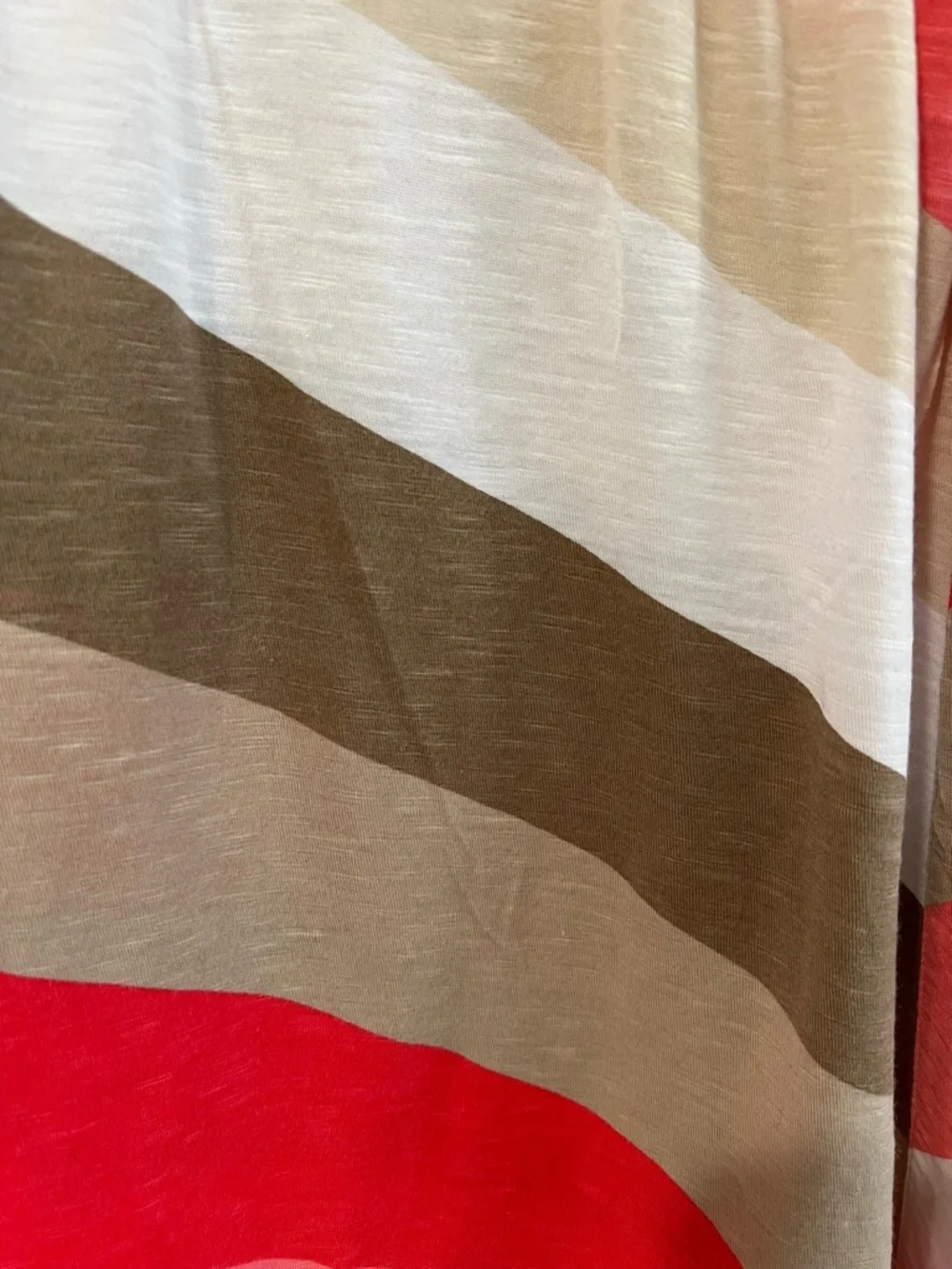 Tommy Bahama Summer dress with diagonal stripes and V-neck, size L - Picture 8 of 10